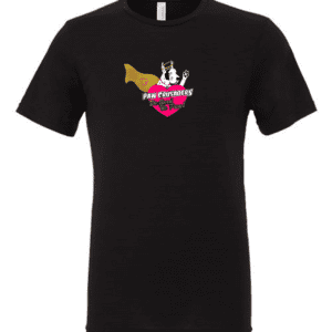 A black t-shirt with the logo of the pirate ship.